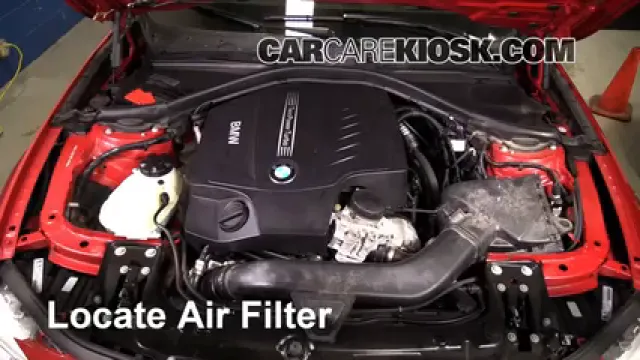 2013 BMW 335i xDrive 3.0L 6 Cyl. Turbo Sedan Air Filter (Engine) Replace